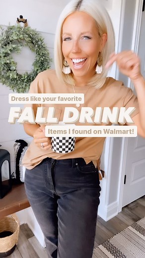 Dress like your favorite drink!!! I thought this was too fun!!!! I found everything on @walmart online!!!! I am absolutely loving these @walmartfashion new arrivals!!! Which look is your favorite???! And speaking of fall drinks…what is your favorite fall drink?!?! #walmartpartner #walmartfashion ⬇️⬇️⬇️. Everything is TTS!!! Follow my shop @groceryglammama on the @shop.LTK app to shop this post and get my exclusive app-only content! #liketkit #LTKstyletip #LTKSeasonal #LTKunder50 @shop.ltk #fashi