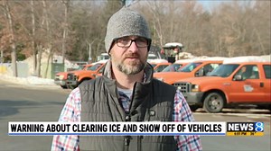 Road commission: Clear snow, ice off your vehicle before driving