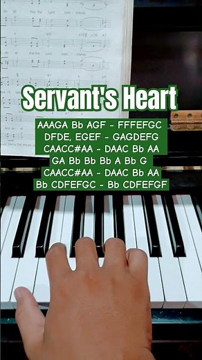 Servant's Heart - Piano Tutorial