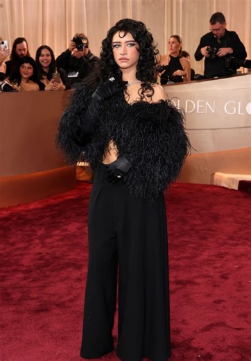 Odessa A’zion at Golden Globe Awards in Beverly Hills 2026 • CelebMafia