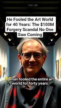 He Fooled the Art World for 40 Years: The $100M Forgery Scandal. #artscandal #wolfgangbeltracchi