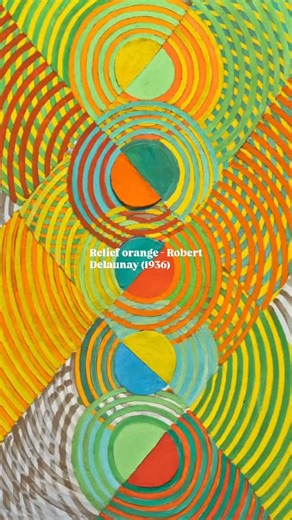 Relief orange - Robert Delaunay (1936) #robertdelaunay | Contemporary Art
