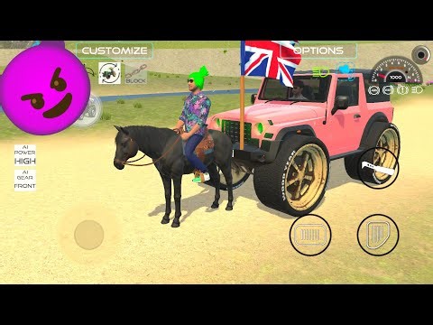 Modified Mahindra Thar 🚗 | Indian Gadi Wala Car Game Gameplay #shortsfeed