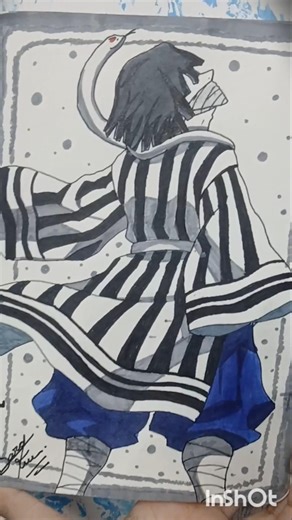 obanai iguro #drawing #demonslayer #obanai #art #sketching #colouring