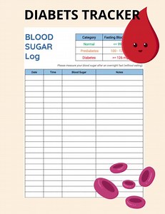 Weekly Diabetes Record PDF Printable Diabetes Tracker Sheet Insulin Dose Log,blood Sugar Levels,carb Intakeactivitytracker,a4,pdf,buy1 4gift - Etsy