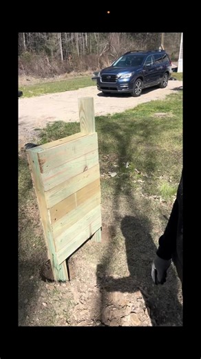 No mailbox… new one build in a day 😊 #diy #fypシ #thistothis #viral #mailbox