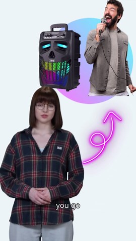 E I F E R Cool Skull Bluetooth Speakers, Portable Wireless Speaker, Compatible with Smartphones and Tablets, Suit for Home Garden Party