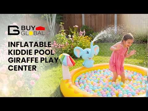 Best 2026 Kiddie Inflatable Pool with Slide Sale 0.35 mm BPA-Free PVC Material - Buyglobal