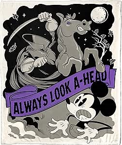 Northwest Mickey Mouse Silk Touch Throw Blanket, 50" x 60", Look Ahead