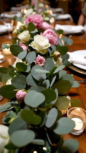 Wedding Table Runner Ideas #diy #diyweddingflowers #diywedding #wedding #weddingtable