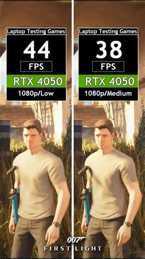 RTX 4050 vs 007 First Light FPS SHOWDOWN! #007firstlight #rtx4050 #benchmark