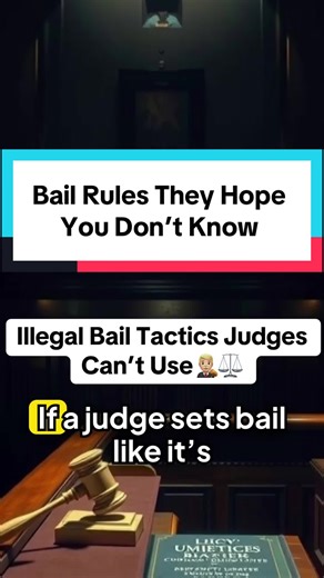Illegal bail tactics happen every day in U.S. courts. Bail is not punishment, and judges must follow legal standards. If you or someone you love is facing arraignment, knowing bail rules can change everything. 🇺🇸 Illegal bail tactics Bail rights USA Judge bail rules Can judges set excessive ba Justice files #knowyourrights #bailreform #courthelp #courtrights #justicefiles