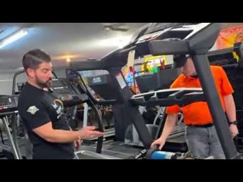 Treadmill not working? Comprehensive service on a Sole Treadmill that’s been hanging in the shop