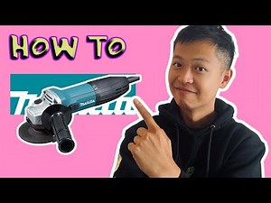 How to replace your grinding disc safely for your Makita GA4030 grinder - Makita GA4030