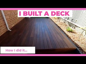 How to Build a Deck. My DIY deck build with instructions!