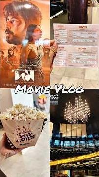 Me and Dad finally watched Domm 🍿 || Mini Movie Vlog #movie #domm #vlog #minivlog #shorts