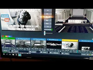 Livestream setup using vmix and PTZcameras over NDI.