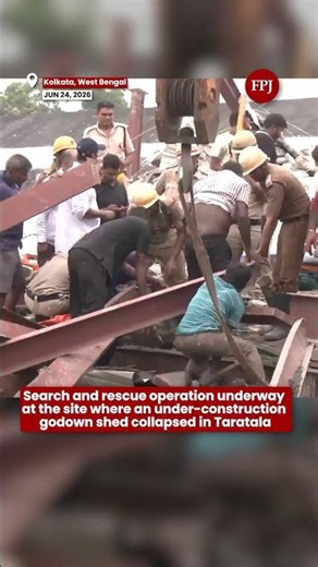 Kolkata Godown Shed Collapse Massive Rescue Operation Underway in Taratala
