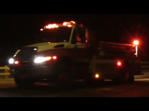 Wolcott Tanker 1 Responding to Fire
