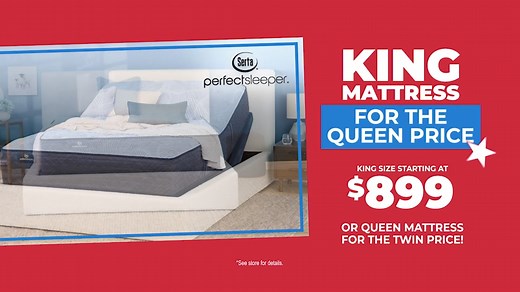 🇺🇸 July 4th Sale at Big Sandy! 🇺🇸 💰 Save up to $1200 off luxury mattress brands plus get a luxury sheet set FREE! 🛏️ King Mattresses for the Price of a Queen! 🎉 PLUS…Get a FREE power base upgrade on any mattress $599 and up! See store for sale details. | Big Sandy Superstore