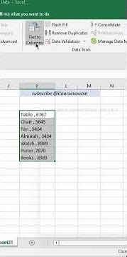 Use Text To Column and Split Like Pro | Text to Columns in Excel | Split Data in Seconds #shorts