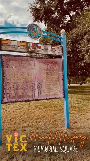 Haunted History Minute: Memorial Square, Victoria’s First Public Burial Ground 👻⏳ Location: 400 Block East Commercial This may well be the ghostliest spot in all of Old Victoria. According to the Mexican Colonization Law of March 24, 1824, Martin De Leon laid out the City of Victoria designating two blocks for a public burial ground. Prior to May 9, 1846, many bodies were buried in home yards. This was a longstanding custom. In 1846, the city passed an ordinance requiring that the dead could no