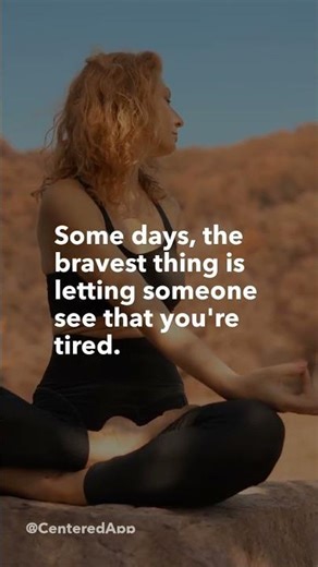 You Don't Have to Be the Strong One Every Day | Affirmation for When You're Tired