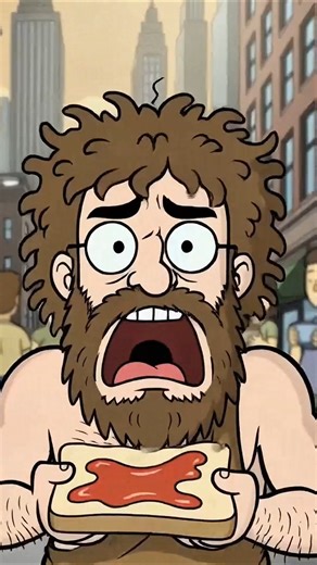 “He Used Time Travel for Food… Then Broke History 🍕#shorts#animation#cartoon#viralshorts#comedyvideo