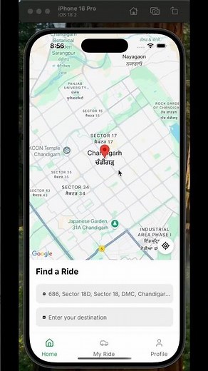 🚕 Preview of Uber Clone app! Real-time tracking, ride booking & modern UI #reactnative #uberclone