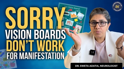 In this video, Dr. Sweta Adatia explains the science behind Visualization and Manifestation and introduces the powerful VISION formula to help you visualize with clarity and intention. When visualization is done correctly, the brain begins to treat the imagined experience as real, activating neural pathways, emotions, and focus aligned with your goals. The VISION formula breaks visualization into simple, actionable steps so your mind doesn’t drift or doubt, but stays engaged and emotionally conn