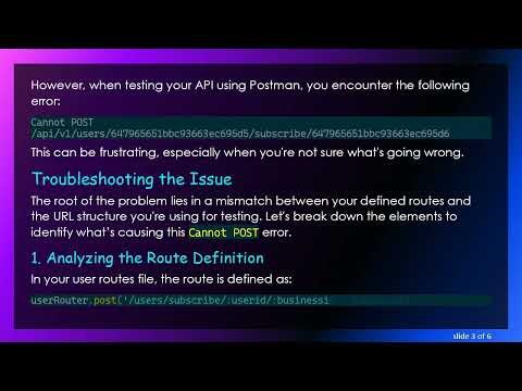 Fix the Cannot POST Error in Your Node.js Application