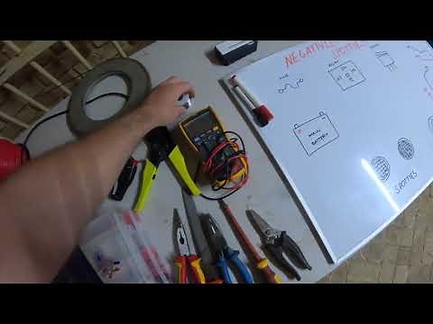 wiring negatively switched spotlights