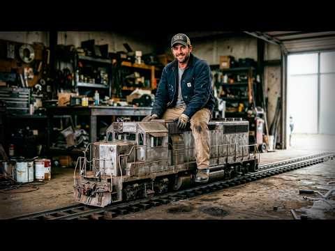 He Built a Real Metal Locomotive to Drive Around His House | Start to Finish | Start to Finish
