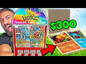 $0.50 Pokemon Card Vending Machine is Stuffed With $1,000 Cards!
