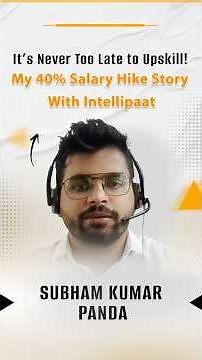 🔥How Upskilling Helped Me Get a 40% Salary Hike | Intellipaat Success Story