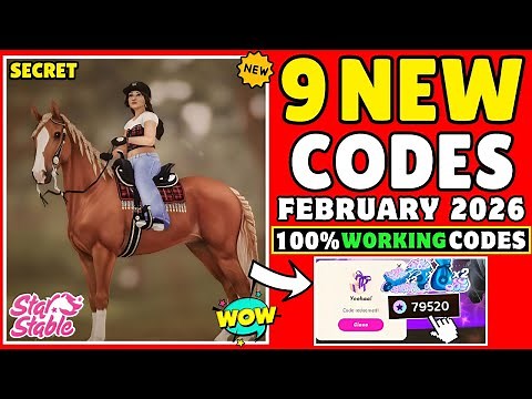 ✨NEW February 2026 Star Stable Redeem Codes 🎁🐎 | 100% Working Star Stable Codes | Free Rewards