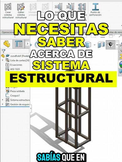 Domina el sistema estructural en SolidWorks 2026