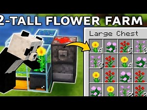 Easiest Flower Farm in Minecraft 1.21+ (Tutorial)