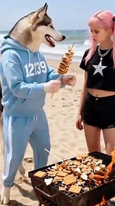 Husky & Tiny Yellow Chick's Epic Squid Game Adventure – Who Wins This Cutest Battle?! 🐕🐥🎭🔴 | Rescue Animal FB