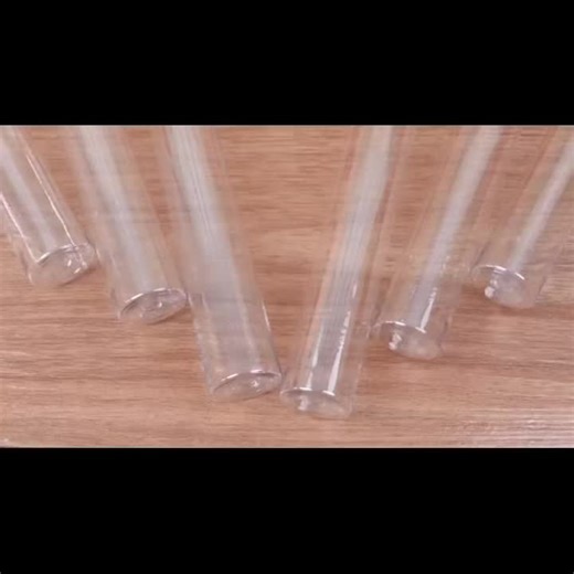 video, 12pcs Large Candy Cane Plastic Tubes, Transparent with Red Lid, Christmas Party Supplies, ...