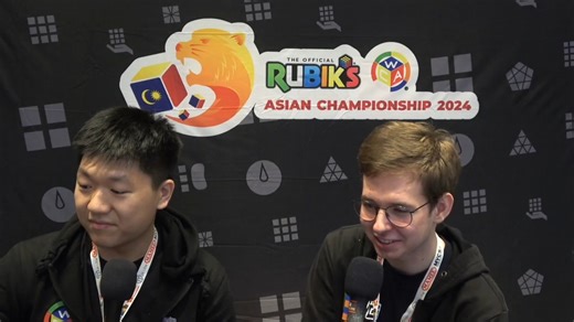 [亚洲魔方锦标赛] Tymon破五阶魔方单次世界纪录后的采访