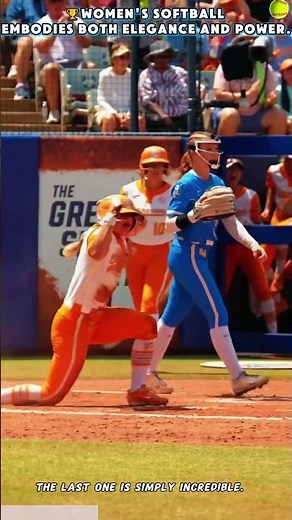 🏆Women's softball embodies both elegance and pow#WomensSoftball #Softball #SoftballHighlights