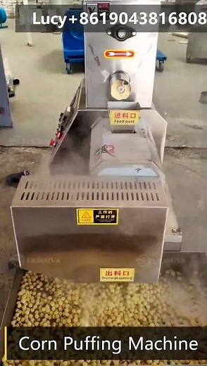 High Feedback Corn Snack Extruder Corn Puff Making Machine Puffed Snack Food Making Machine