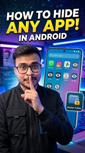 How to hide apps on Android | Kisi Bhi App Ko Kaise Chupaye | How To Hide App | #Shorts