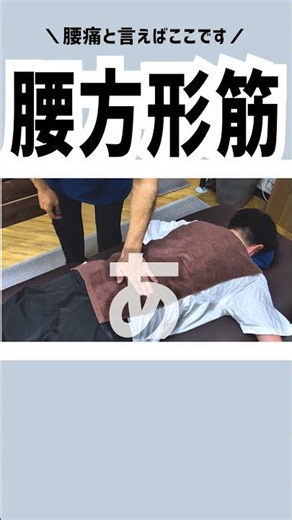 腰痛と言えば腰方形筋！！！ #整体 #横浜