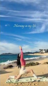 🩵ASMR 7am morning in my life🌊 #asmr #morningroutine #grwm #yoga #productivity#fyp