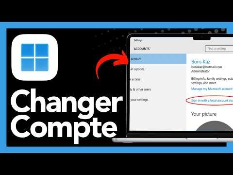 Comment changer de compte Microsoft sur Windows 11 – Pas à pas