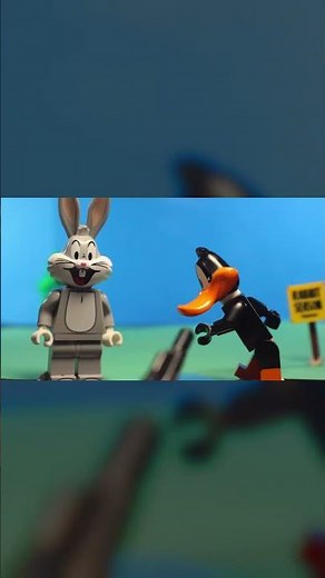 Duck Season, Wabbit Season #stopmotion #looneytunes #backinaction #skit