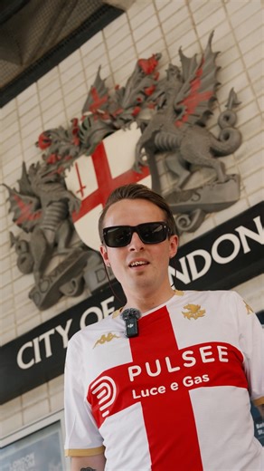 71K views · 1.9K reactions | The St. George's Cross, from Genoa to England...and back again. A symbol which is now synonymous with the beautiful game. From the front of shirts to packed terraces, we see it on flags flying high across the world. Copa90 explains why this iconic cross is on the front of Genoa's 2025/2026 away shirt. | Genoa CFC | Facebook