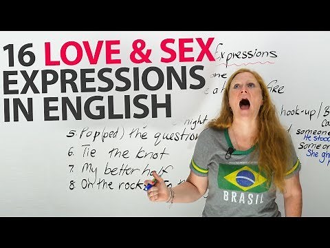 ♥ ♥ ♥ 16 Common English LOVE Expressions ♥ ♥ ♥
